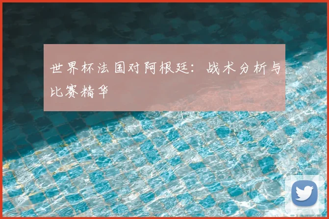 世界杯法国对阿根廷：战术分析与比赛精华